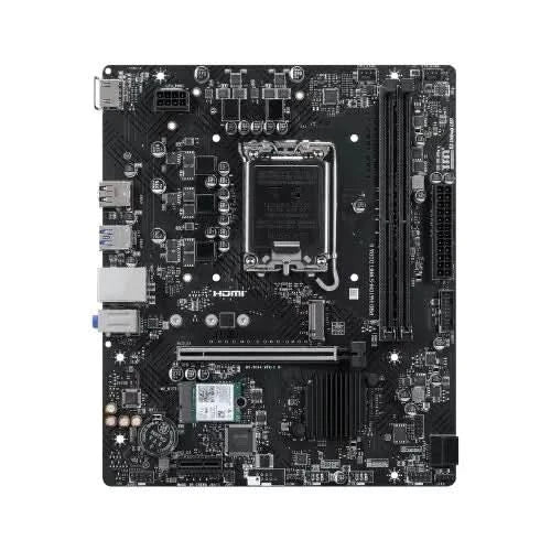 MSI PRO H610M-S WIFI DDR4 II Intel H610 LGA 1700 Micro-ATX Motherboard