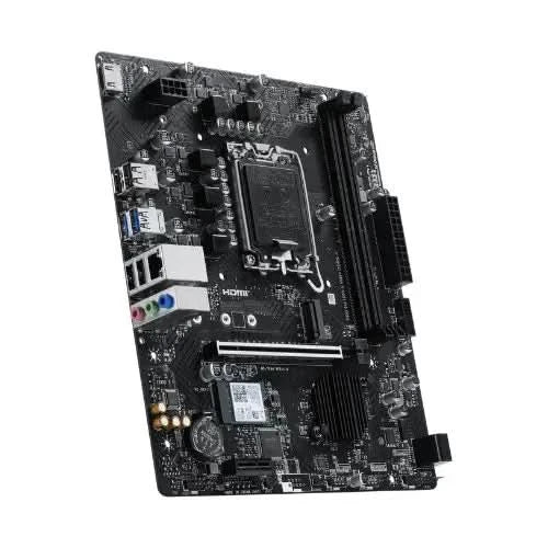 MSI PRO H610M-S WIFI DDR4 II Intel H610 LGA 1700 Micro-ATX Motherboard