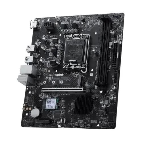 MSI PRO H610M-S WIFI DDR4 II Intel H610 LGA 1700 Micro-ATX Motherboard