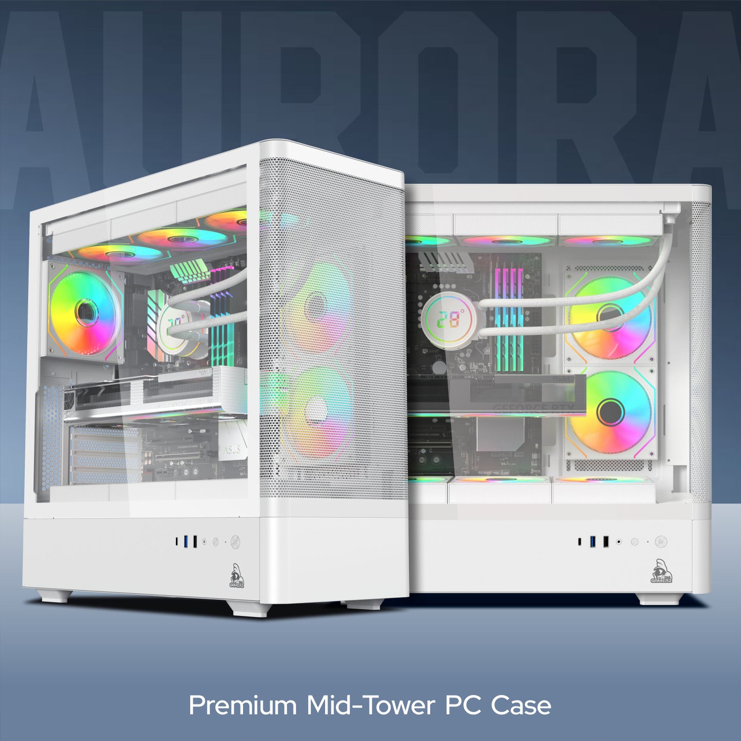 TAG Gaming Aurora M Mid Tower Cabinet White