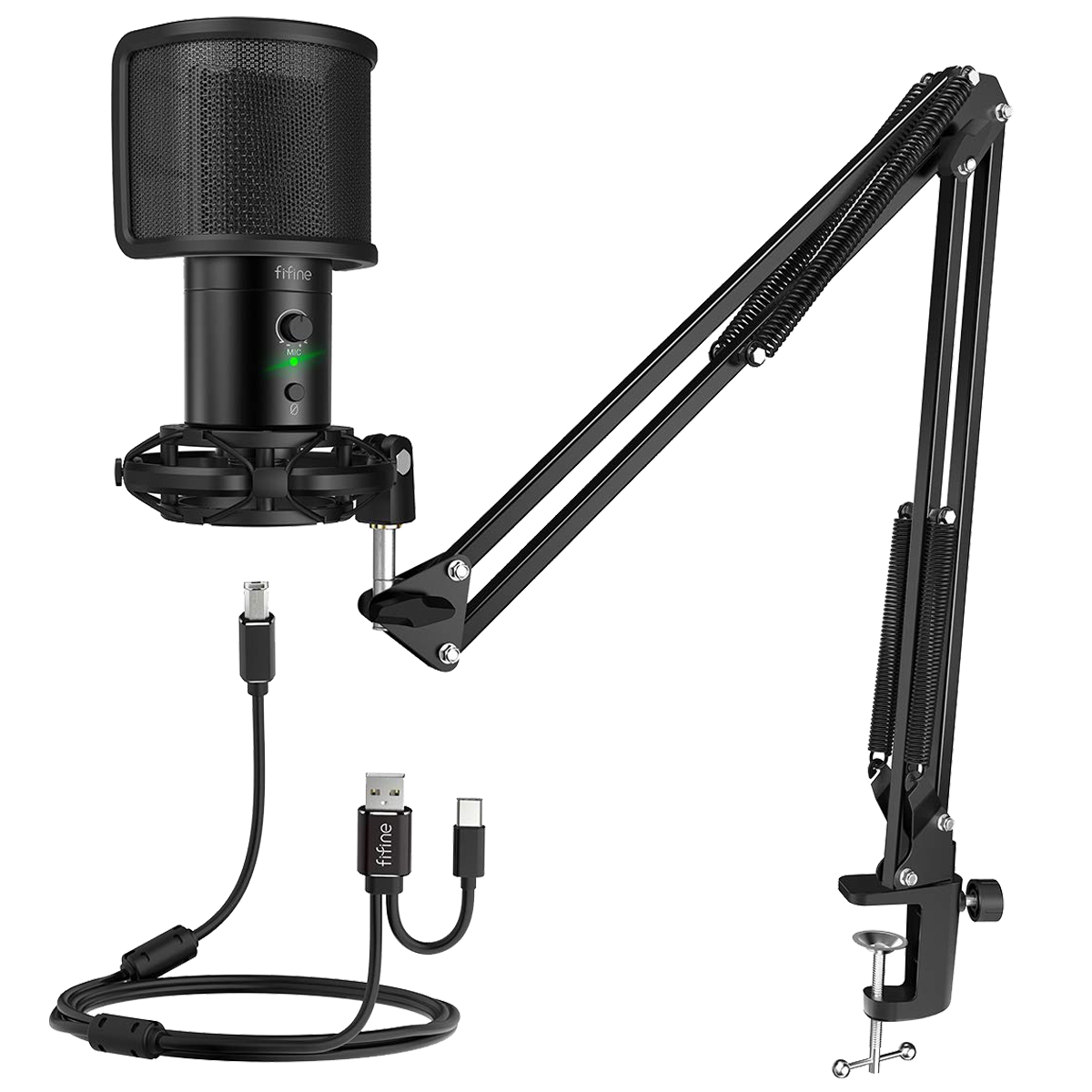 FIFINE T683 - USB MICROPHONE BLACK