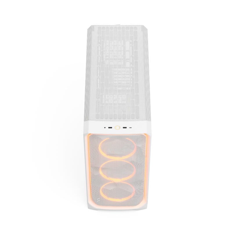 Fractal Design Meshify 3 XL Ambience Pro RGB White TG Clear Tint Full Tower Gaming Cabinet