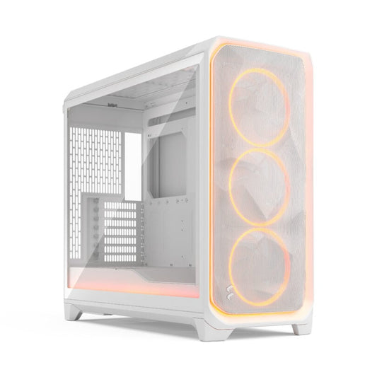 Fractal Design Meshify 3 XL Ambience Pro RGB White TG Clear Tint Full Tower Gaming Cabinet