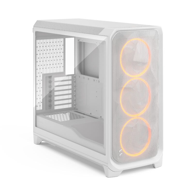 Fractal Design Meshify 3 XL White RGB TG Clear Tint Full Tower Gaming Cabinet