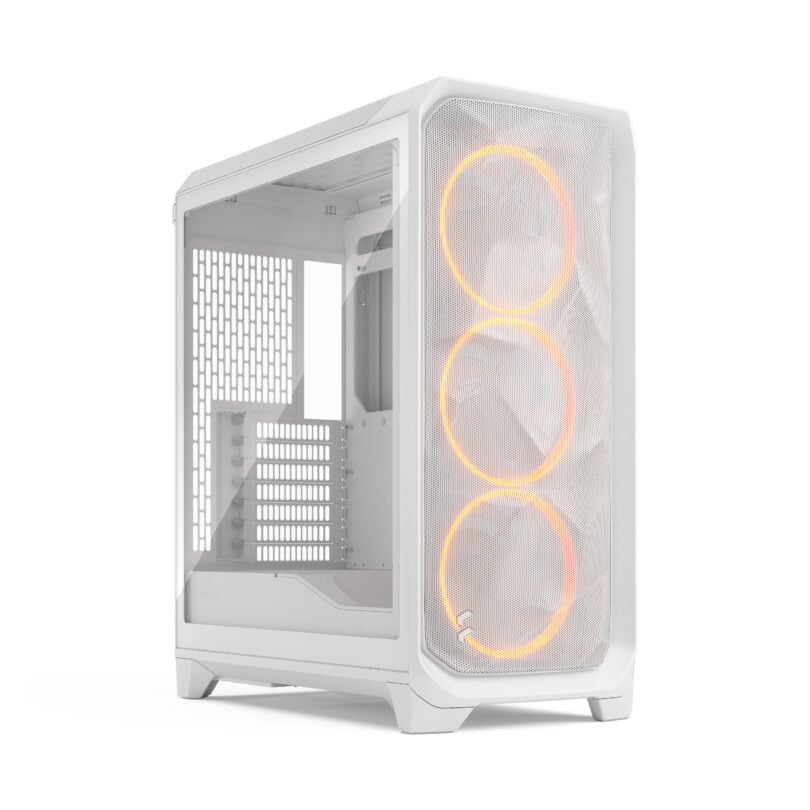 Fractal Design Meshify 3 White RGB TG Clear Tint Mid Tower Gaming Cabinet