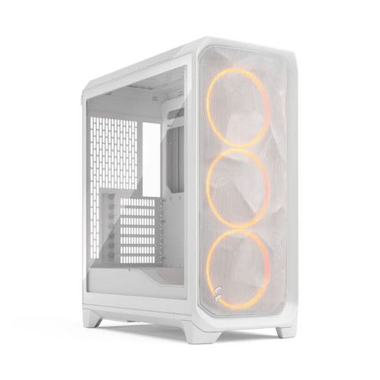 Fractal Design Meshify 3 White RGB TG Clear Tint Mid Tower Gaming Cabinet