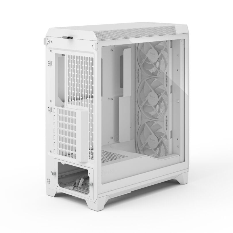 Fractal Design Meshify 3 White TG Clear Tint Mid Tower Gaming Cabinet