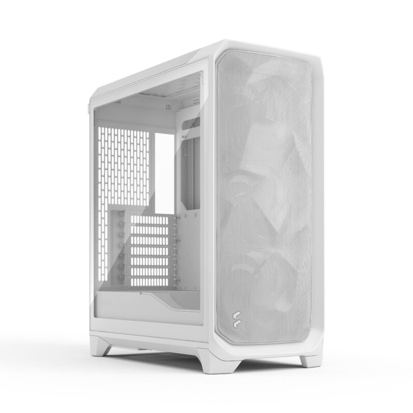 Fractal Design Meshify 3 White TG Clear Tint Mid Tower Gaming Cabinet