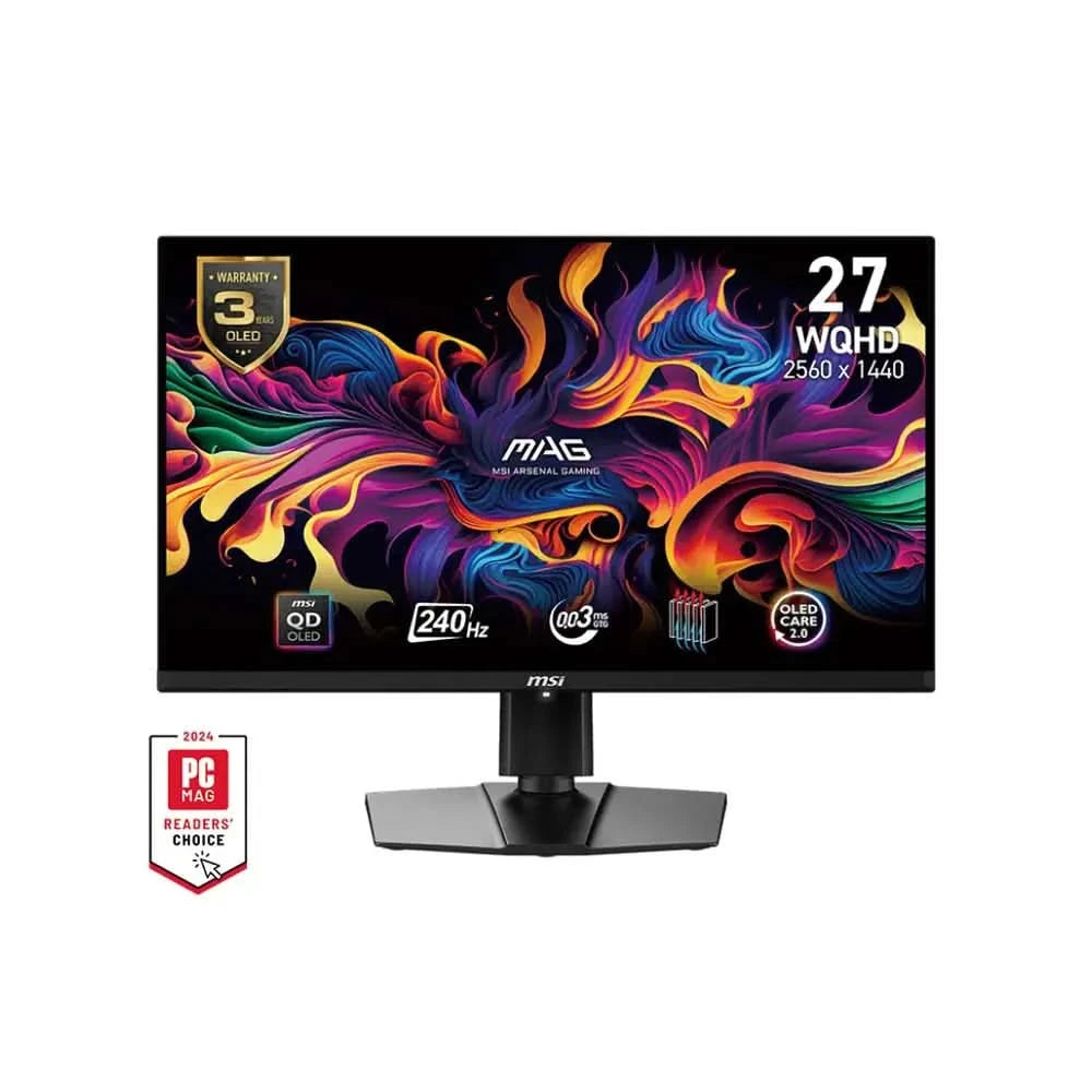 MSI MAG 271QPX 27 INCH QD-OLED E2 WQHD GAMING MONITOR