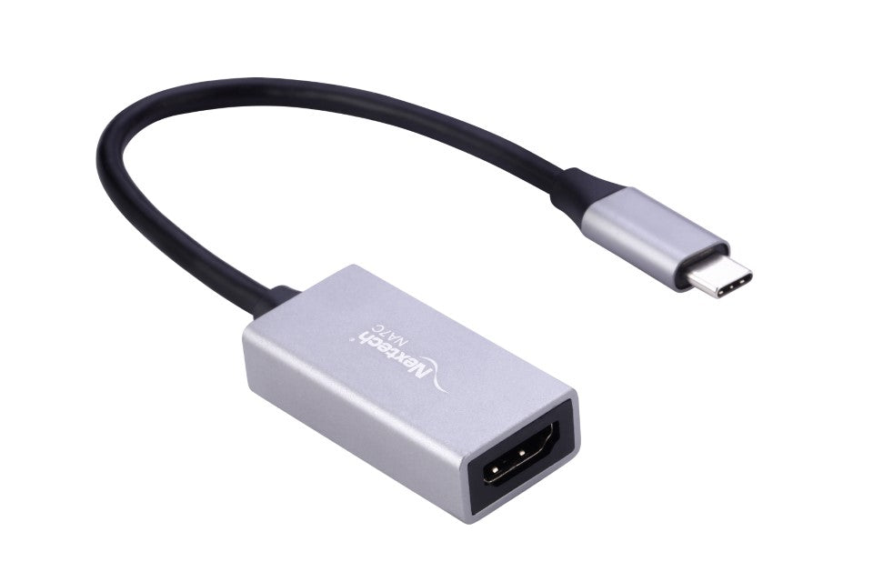 Nextech USB-C to HDMI (F) adaptor 4k@60hz with Transmission speed 5.4 GHz, supports  TV, Monitor and MacBook Pro/Air, Ipad, Surface, Samsung Galaxy Note and more