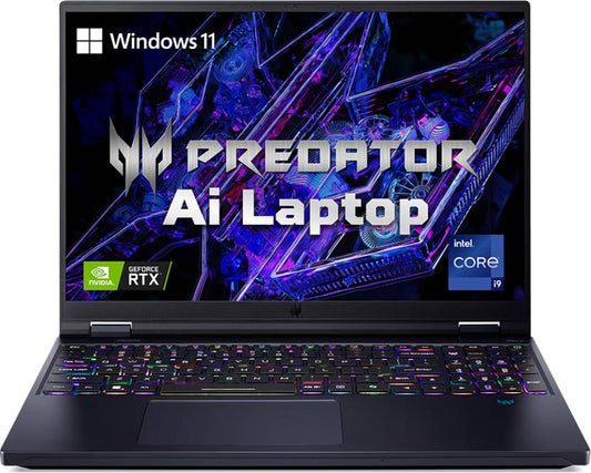 ACER PREDATOR HELIOS 16 2024 INTEL CORE I9 14TH GEN 14900HX - (16 GB/1 TB SSD/WINDOWS 11 HOME/8 GB GRAPHICS/NVIDIA GEFORCE RTX 4070) PH16-72 GAMING LAPTOP (16 INCH, ABYSSAL BLACK)