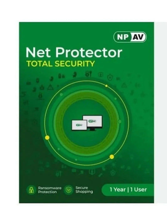 NET PROTECTOR TOTAL SECURITY GOLD 1 USER 1 YEAR EMAIL DELIVERY 2HRS