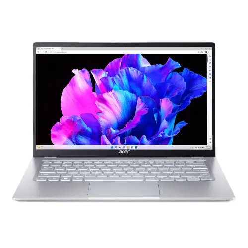 ACER SWIFT GO 14 THIN AND LIGHT PREMIUM LAPTOP AMD RYZEN 5-7430U PROCESSOR (WINDOWS 11 HOME/ 16 GB/ 512 GB SSD/MS OFFICE HOME AND STUDENT) PURE SILVER, SFG14-41, 35.56 CM (14.0 INCH) FULL HD DISPLAY