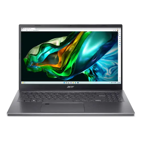 ACER ASPIRE 5 15 THIN AND LIGHT LAPTOP 13TH GEN INTEL CORE I5 LAPTOP (WINDOWS 11 HOME/8 (1*8) GB/512 GB SSD/FINGERPRINT READER) A515-58M WITH 39.6 CM (15.6 INCH) FULL HD DISPLAY, STEEL GRAY, 1.75 KG