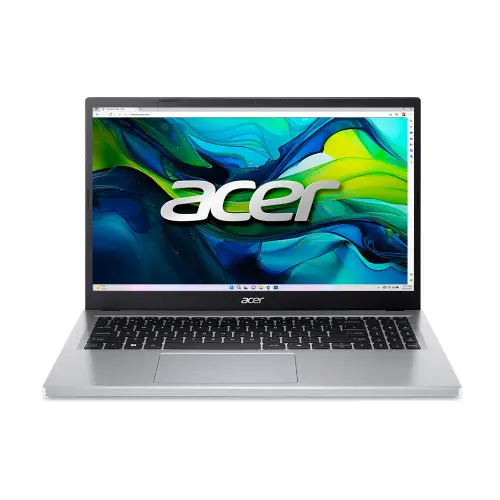 ACER ASPIRE GO INTEL CORE I3-N305 PROCESSOR LAPTOP (WINDOWS 11 HOME/ 8 (1*8) GB/ 512 GB SSD/ INTEL UHD GRAPHICS) AG15-31P WITH 39.6 CM (15.6 INCH) FHD DISPLAY, PURE SILVER, 1.75 KG