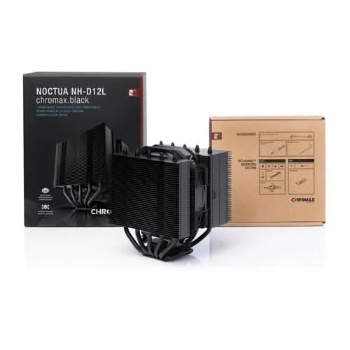 Noctua NH-D12L chromax black Dual-Tower CPU Air Cooler