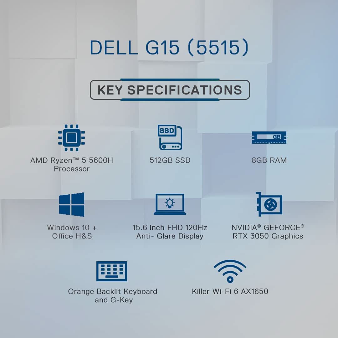 LAPTOP-DELL-INS-G15-5515-(R5-5600H/16/512GB/W10-MS/4GB/GREY)