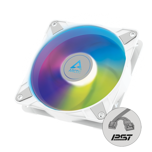 ARCTIC P14 PWM PST A-RGB (WHITE)