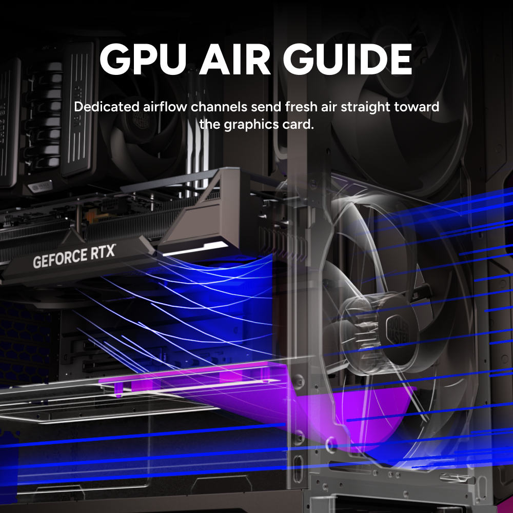 Cooler Master HAF II 500 Advanced Airflow ATX Mid-Tower Gaming Cabinet