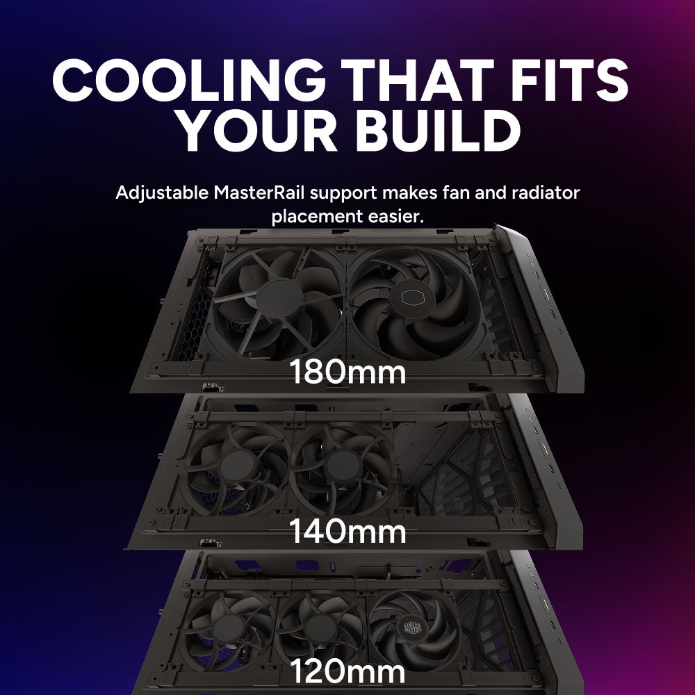 Cooler Master HAF II 500 Advanced Airflow ATX Mid-Tower Gaming Cabinet