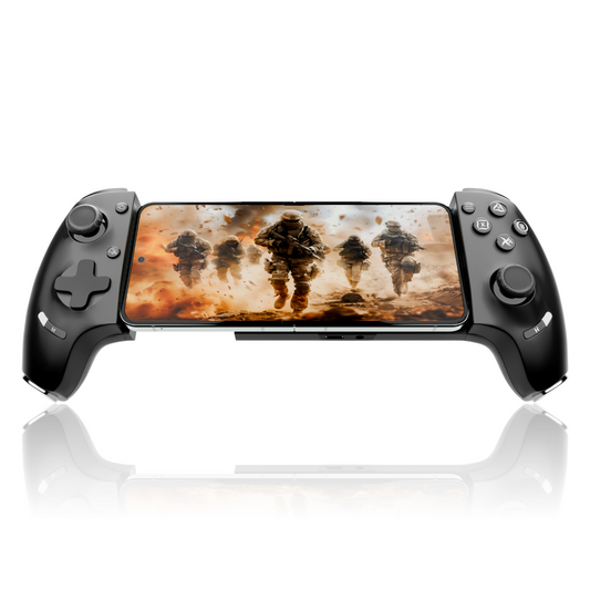 KLUTCH ONE GAMEPAD WITH IPHONE/ANDROID, XBOX, HID & KEYMAP MODES | WIRED & BLUETOOTH CONNECTIVITY | LIGHTING INDICATORS | GAMING CONTROLLER FOR MOBILE, PC,CONSOLE | WIRELESS GAMEPAD & JOYSTICK