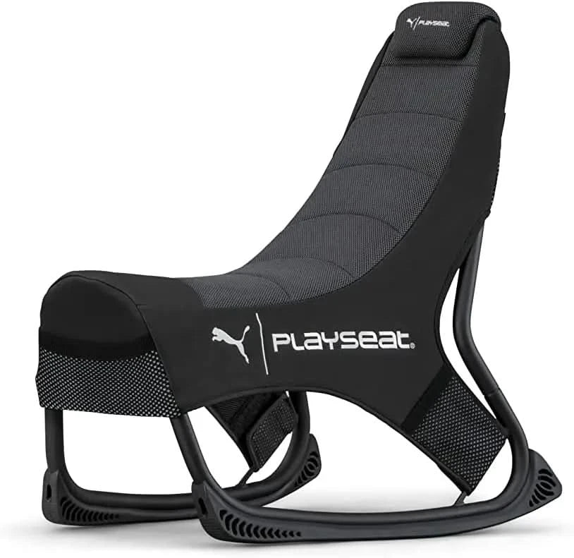 Playseat | PUMA Gaming Seat | ActiFit Material | MotionForce Stand for Optimal Hold | Multiple Pockets for Easy Access | Gaming Chair with Best Comfort | Black Edition