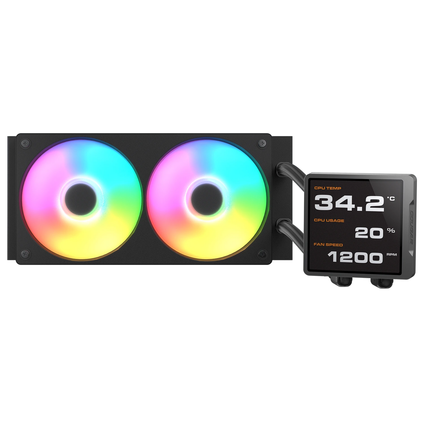Cougar Poseidon Vistek Pro ARGB 240 LCD Liquid Cooler