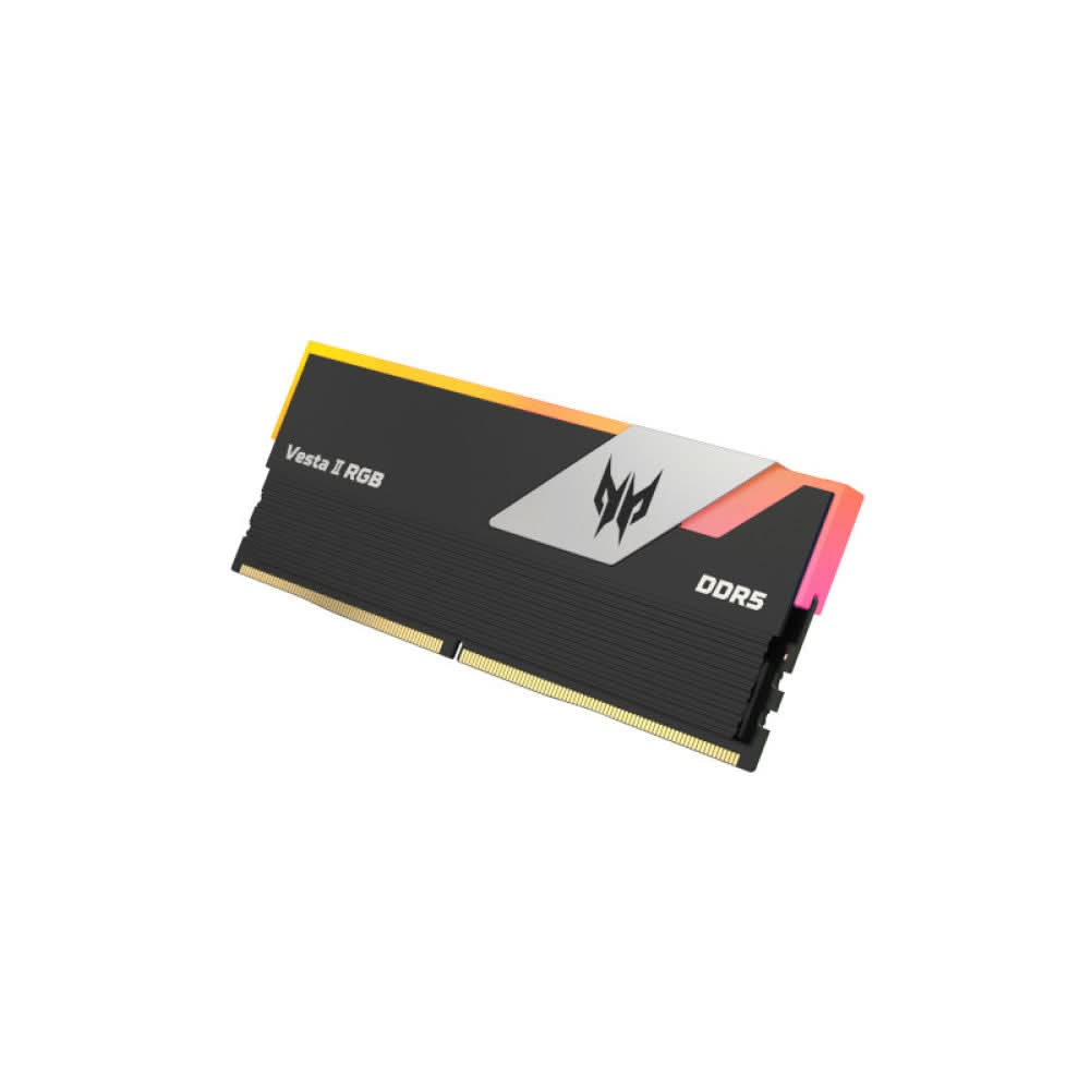 PREDATOR VESTAII DDR5 RGB U-DIMM 6000MHZ 32GB (16GB*2) BLACK