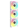 CORSAIR QX RGB SERIES, ICUE LINK QX120 RGB WHITE, 120MM MAGNETIC DOME RGB FAN, SINGLE FAN