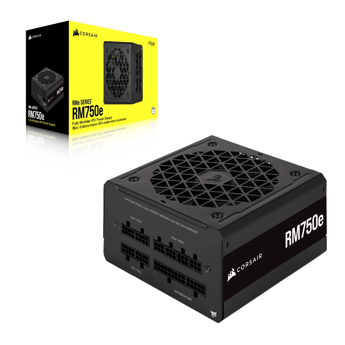CORSAIR 750W RM750E 80 PLUS GOLD FULLY MODULAR ATX 3.0 SMPS