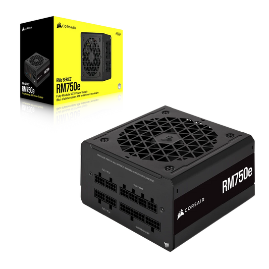 CORSAIR 750W RM750E 80 PLUS GOLD FULLY MODULAR ATX 3.0 SMPS