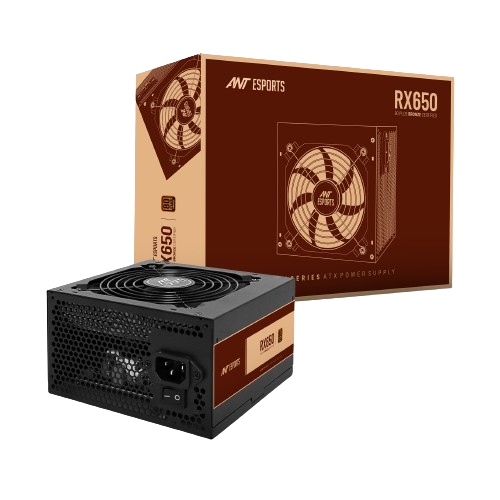 ANT ESPORTS RX650 80 PLUS BRONZE POWER SUPPLY