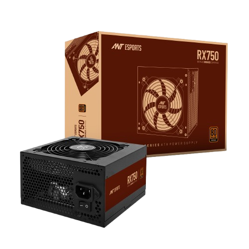 ANT ESPORTS RX750 80 PLUS BRONZE POWER SUPPLY