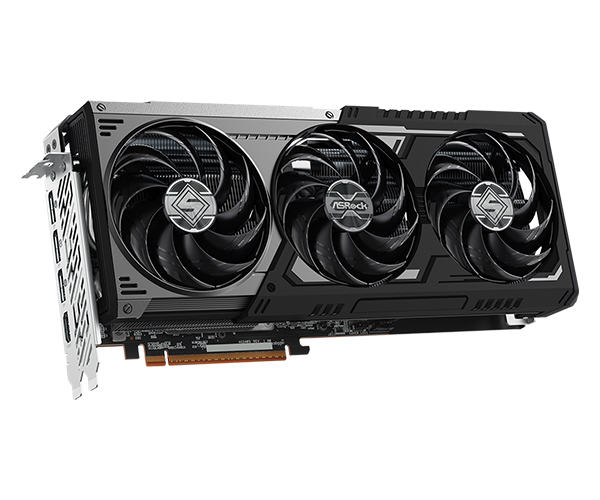ASRock Radeon RX 9070 GRE Steel Legend Dark 12GB OC Graphics Card