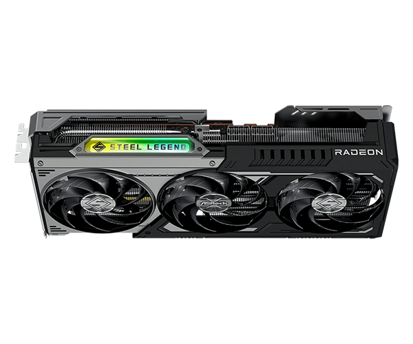 ASRock Radeon RX 9070 GRE Steel Legend Dark 12GB OC Graphics Card