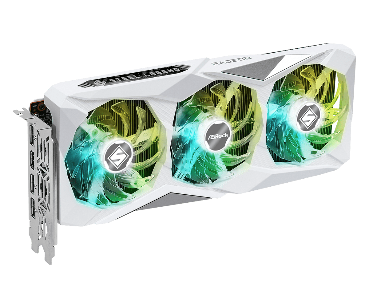 ASROCK RX 7600 STEEL LEGEND OC 8GB GRAPHICS CARD