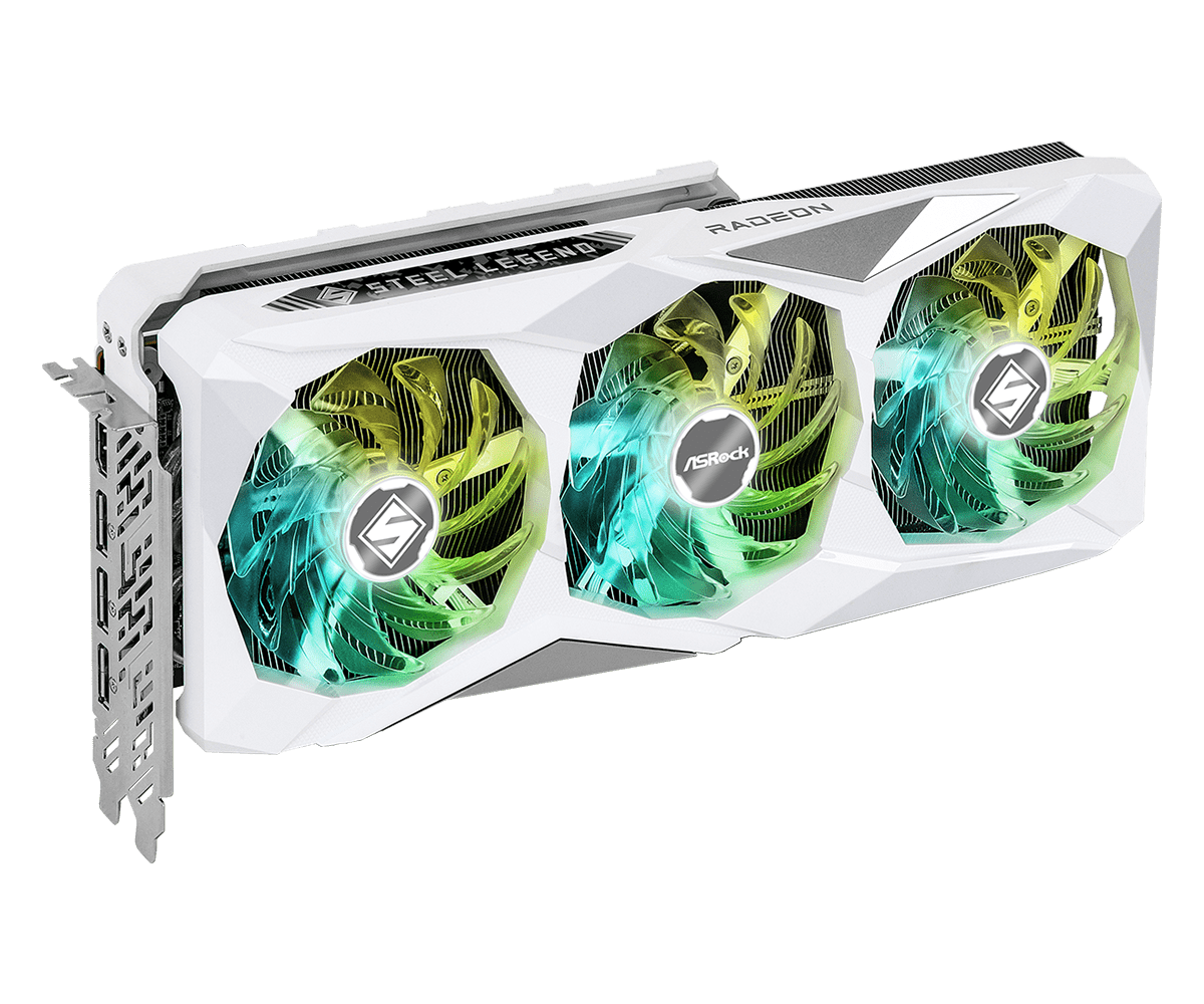 ASROCK RADEON RX 7700 XT STEEL LEGEND 12GB OC GRAPHICS CARD
