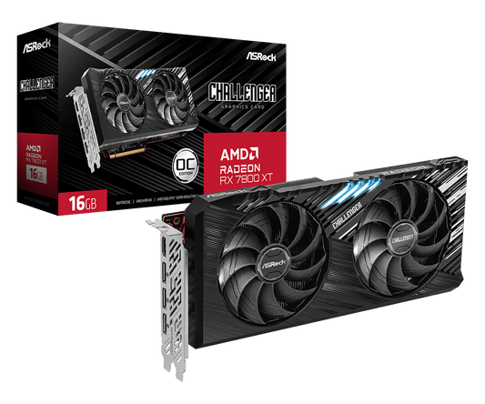 ASROCK AMD RADEON RX7800XT 16GB CHALLENGER OC GRAPHIC CARD
