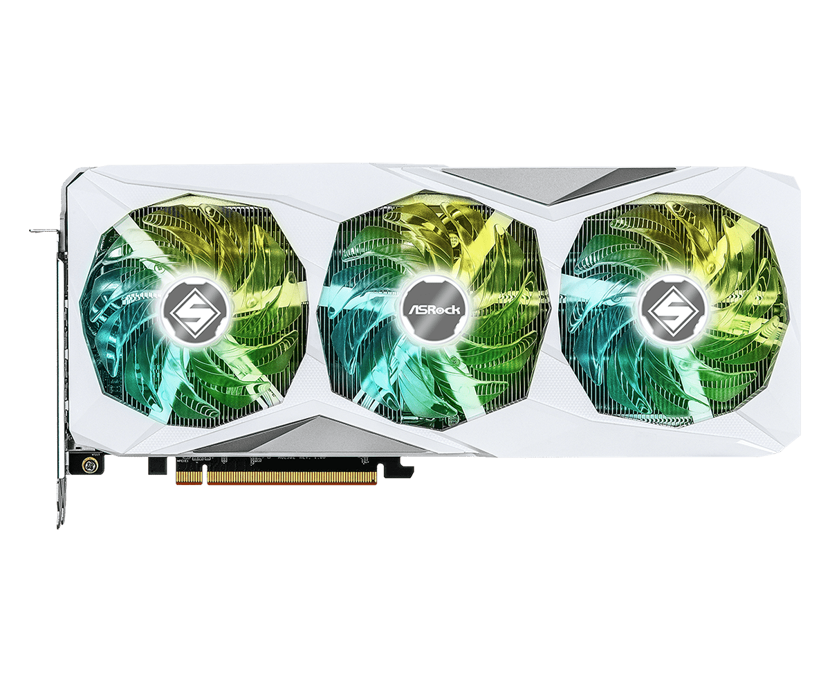 ASROCK RX 7800 XT STEEL LEGEND OC 16GB GAMING GRAPHICS CARD 