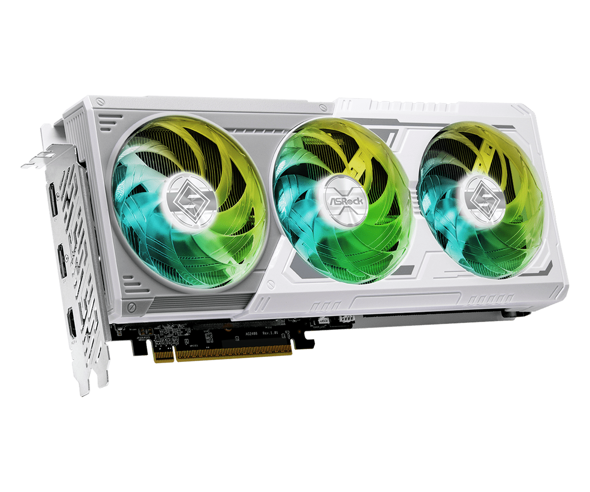 ASROCK AMD RADEON RX 9060 XT STEEL LEGEND 8GB OC GRAPHIC CARD