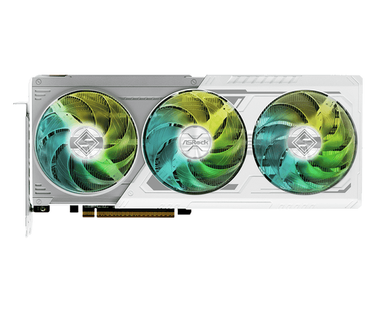 Asrock AMD Radeon RX 9070 XT Steel Legend 16GB White