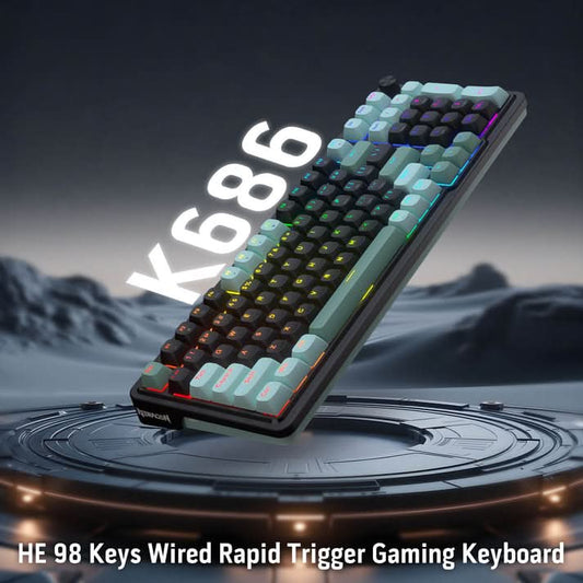 Redragon EISA K686 HE Rapid Trigger Gaming Keyboard