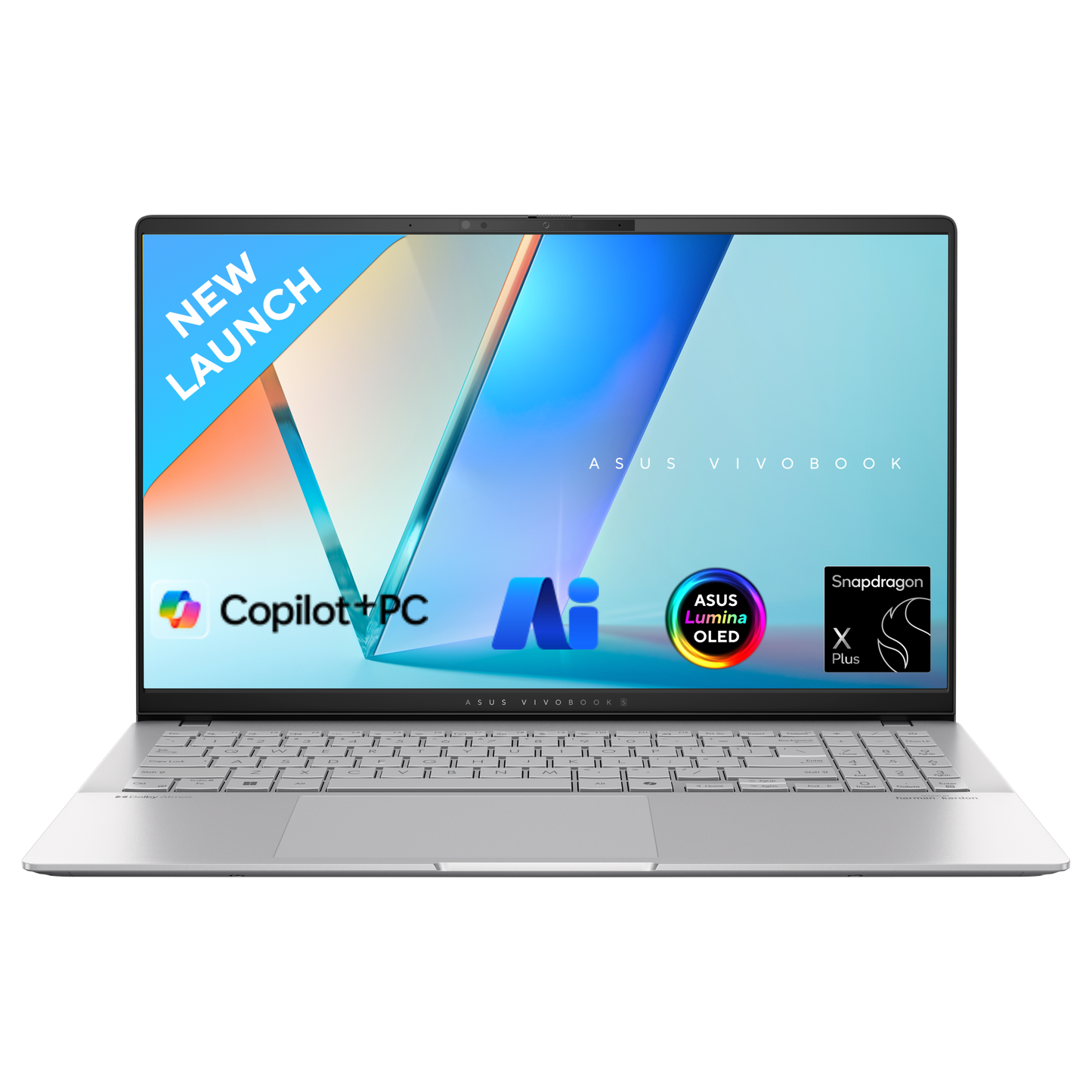 ASUS VIVOBOOK S 15 OLED, QUALCOMM AI POWERED LAPTOP,SNAPDRAGON X PLUS X1P 42 100(16GB/1TB/QUALCOMM ADRENO GPU/15.6" 3K/WINDOWS 11 HOME)S5507QA-MA551WS