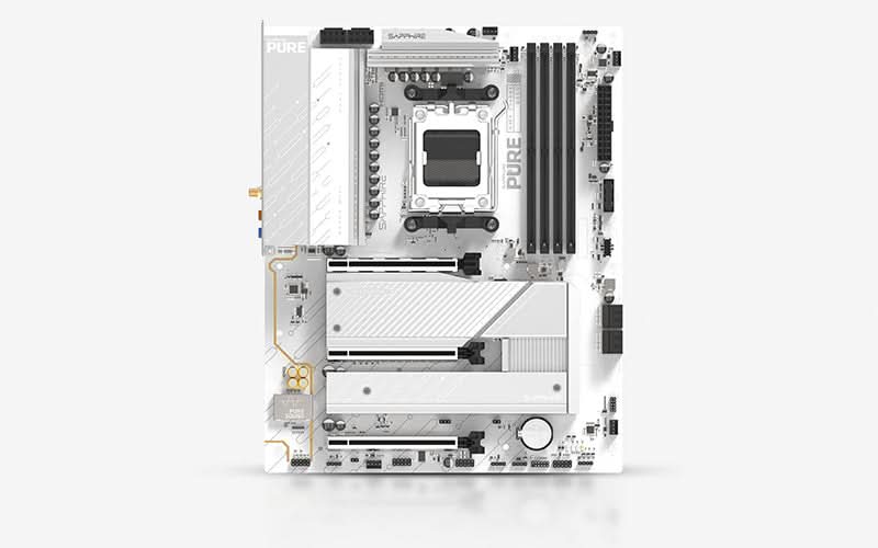 SAPPHIRE PURE B850A WIFI 7 DDR5, AM5, ATX Motherboard