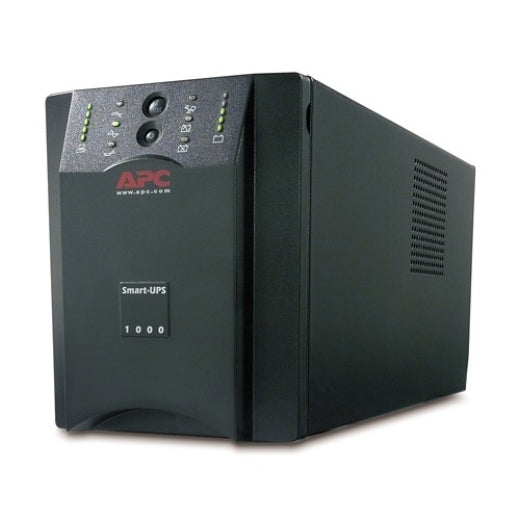 APC Smart-UPS SUA1000I-IND - 1000VA/ 670W | 230V | 4 India 3-pin 6A Outlets | Reliable Power Backup for Critical Devices | Automatic Voltage Regulation | Visual LED and Audible Alarms | User Replacable Battery | Energy Efficient | 2 years Warranty