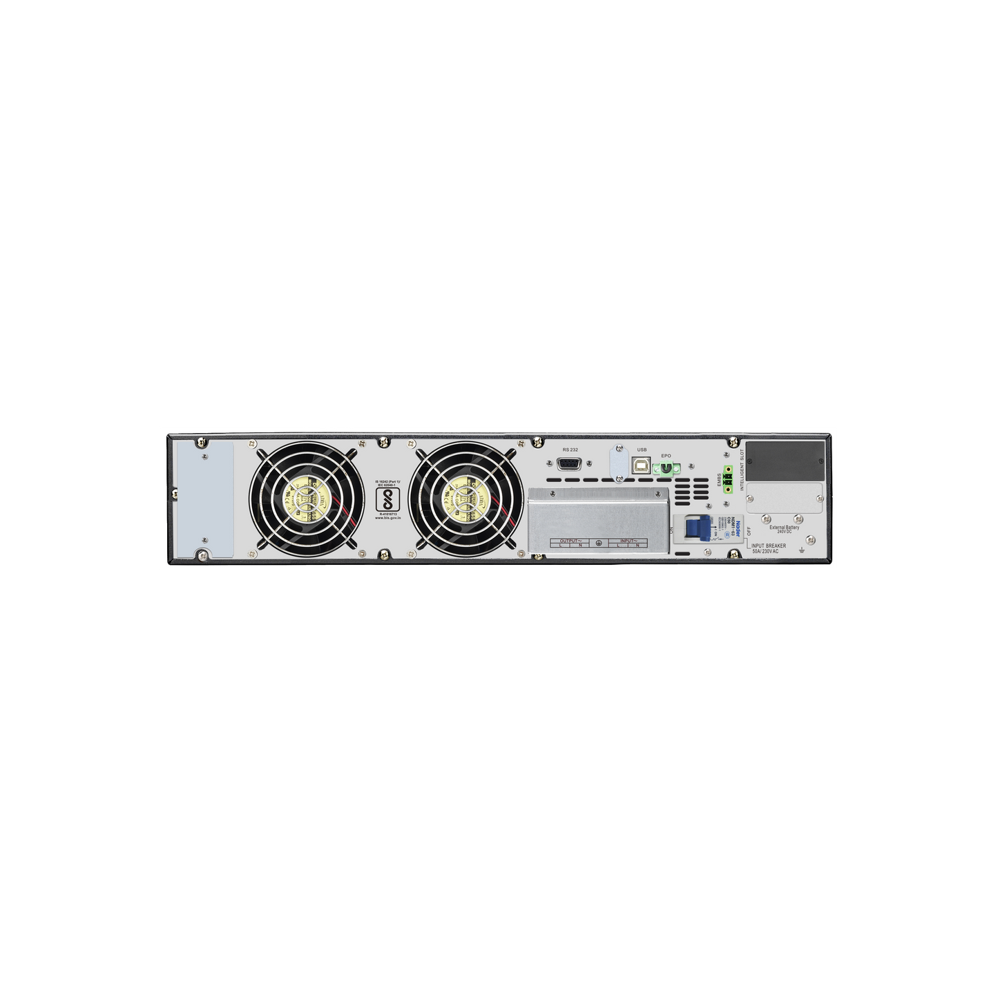 APC Easy UPS On-Line SRV6KL-IN - 6000VA/ 6000W |230V | 1x Hard wire 3-wire (1P + N + E) Outlets | Visual LCD and Audible Alarms | External Battery | 2 years Warranty