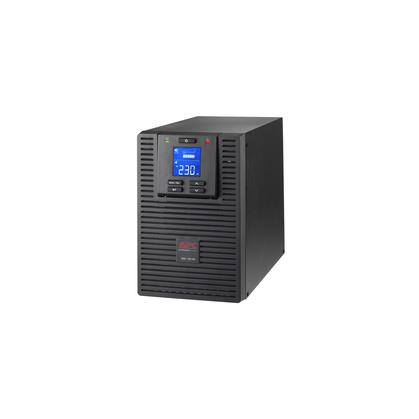 APC Smart-UPS SRC1KI-IN - 1000VA/ 800W | 230V | 4x India 3-pin 6A Outlets | Visual LED and Audible Alarms | Energy Efficient | 2 years Warranty | Compatible in Harsh environment
