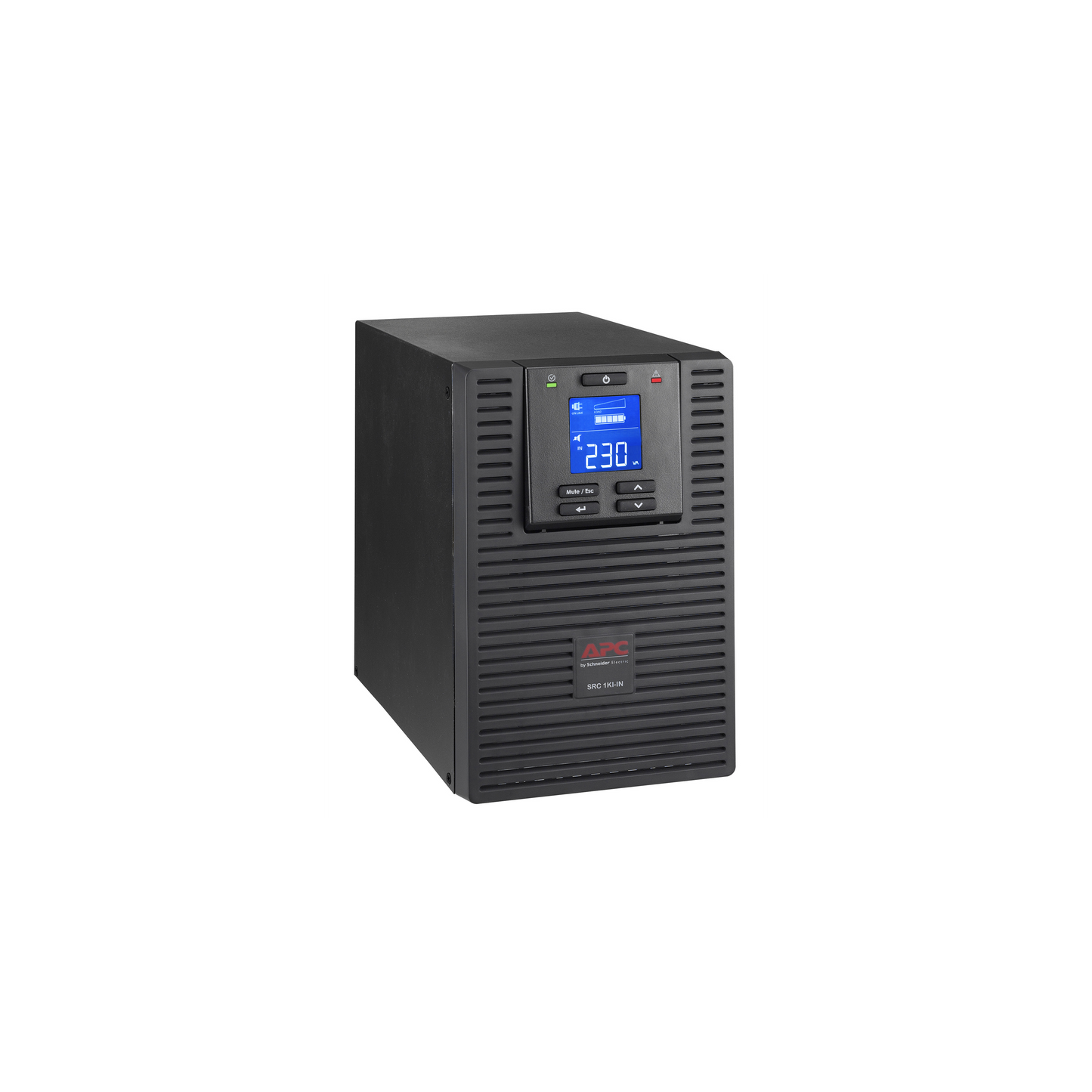 APC Smart-UPS SRC1KI-IN - 1000VA/ 800W | 230V | 4x India 3-pin 6A Outlets | Visual LED and Audible Alarms | Energy Efficient | 2 years Warranty | Compatible in Harsh environment