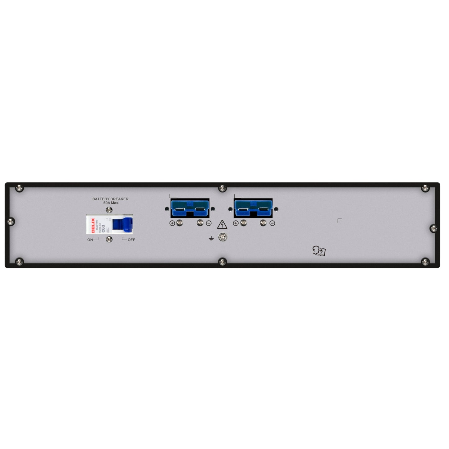 APC Easy UPS On-Line SRV2KRIL-IN - 2000VA/ 1600W | 230V | 3 India 3-pin 6A +Hard wire 3-wire(1P+N+E) Outlets | Rackmount 4U | Intelligent Card Slot | Visual LCD and Audible Alarms | Extended runtime, W/O rail kit | 2 years Warranty