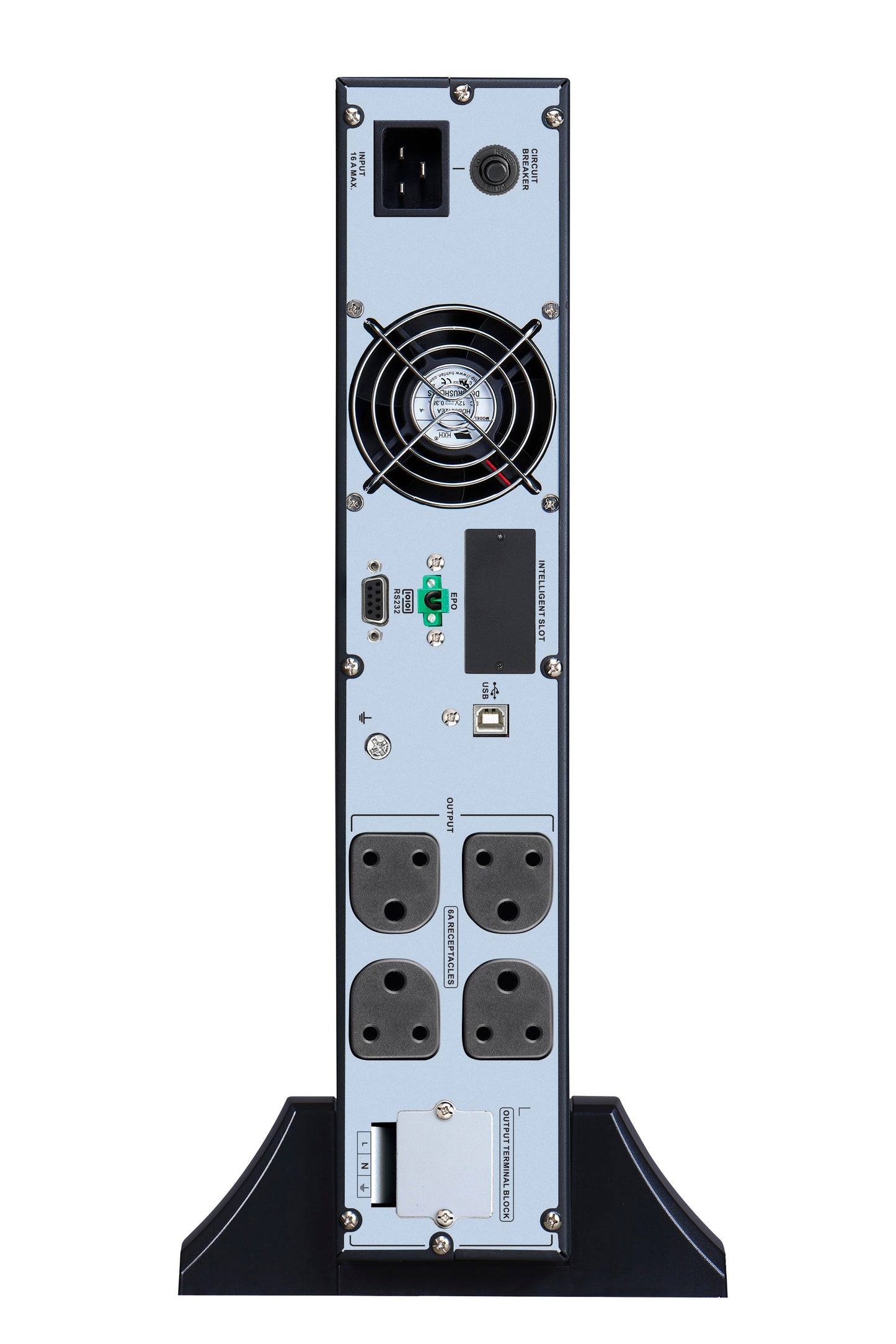 APC Easy UPS On-Line SRVL2KRI-IN - 2000VA/1800W |230V | 4 India 3-pin 6A + 1 Hard wire (1P+N+E) Outlets | Lithium-ion | Rack/Tower 2U | Intelligent Card Slot | Visual LCD and Audible Alarms | W/O rail kit | 3 years Warranty